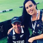 Colin de Grandhomme with his wife