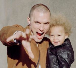 Ed and his son Marley Skrein image.