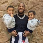 Eric Ebron with his sons