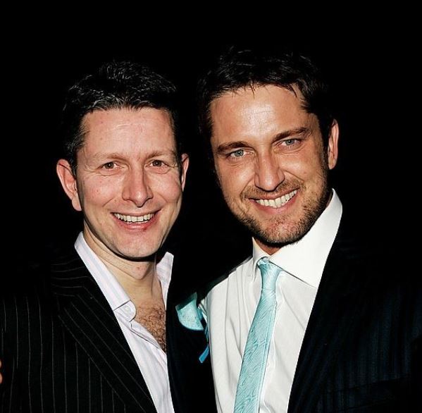 Gerard Butler with brother Brian Butler Celebrities InfoSeeMedia