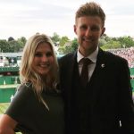 Joe Root with wife Carrie Cotterell