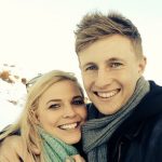 Joe Root with wife Carrie Cotterell image