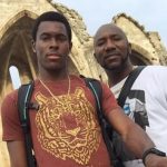 Jofra Archer with his father Frank Archer