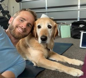 Kanedog Kane with his pet dog image. | Celebrities InfoSeeMedia