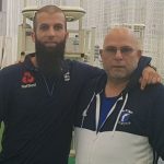 Moeen Ali with his father Munir Ali