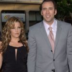 Nicolas Cage with ex-wife Lisa Marie Presley