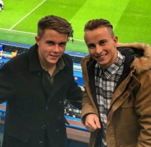 Sam Curran with his brother Tom Curran | Celebrities InfoSeeMedia