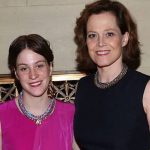 Sigourney and her daughter Charlotte Simpson image.