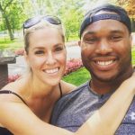 Stephon Tuitt with his wife Brittany Tuitt