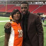 AJ Green with his mother Dora Green