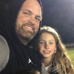 Andrew Whitworth with daughter Sarah Whitworth