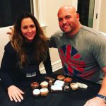 Andrew Whitworth with his wife Melissa Whitworth