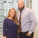 Andrew Whitworth with wife Melissa Whitworth