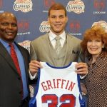 Blake Griffin and his father Tommy Griffin and his mother Gail Griffin