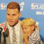 Blake Griffin and his son Ford Wilson Cameron-Griffin