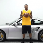 Bradley Beal with his car