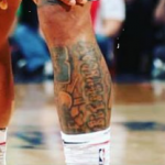 Bradley Beal's leg tattoo