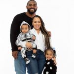 Brandon Graham with wife and kids