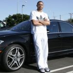 Brook Lopez with his black car