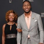 Carlos Dunlap with mother Diane Brown Ross