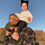 Chris Wormley with his daughter Spade Wormley