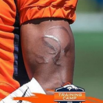 Christopher Harris jr.'s left arm tattoo