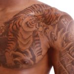 DeAndre Hopkins's left chest tattoo