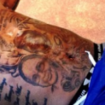 DeAndre Jordan's tommy tattoos