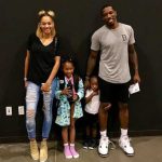 Eric Bledsoe with wife and kids