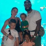 Everson Griffen and his wife Tiffany Brandt with his wife