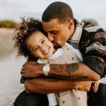 George Hill with daughter Zoe Jessie Hill