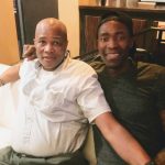 Jamal Crawford with father Clyde Crawford