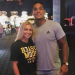 James Conner with his girlfriend Sarah Quinn