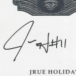 Jrue Holiday signature