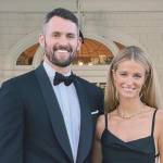 Kevin Love with his wife Kate Bock
