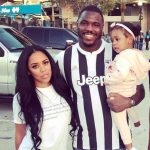 Malik Jackson with his girlfriend and daughter