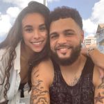 Mike Evans with wife Ashli Evans