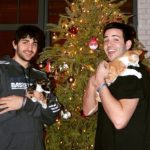 Ricky Rubio with his brother Marc Rubio