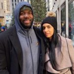 Russell Okung with his wife Samar Okung