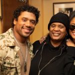 Russell Wilson with his mother Tammy Wilson