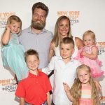 Ryan Fitzpatrick with wife and kids