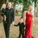 Ryan Tannehill with wife and kids