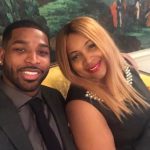 Tristan Thompson with his mother Andrea Thompson