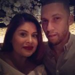 Andrelton Simmons with his wife Gabriella Simmons