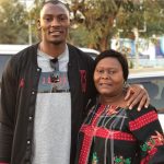 Bismack Biyombo with his mother Francoise Ngoiy