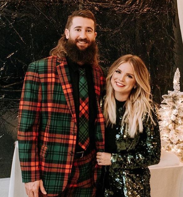 Charlie Blackmon with his wife Ashley Cook