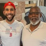 David Price with his father Bonnie Price