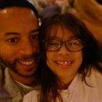 Devin Harris with his daughter