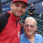 Joey Votto with his father Joseph Votto