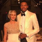 Kent Bazemore with his wife Samantha Serpe Bazemore